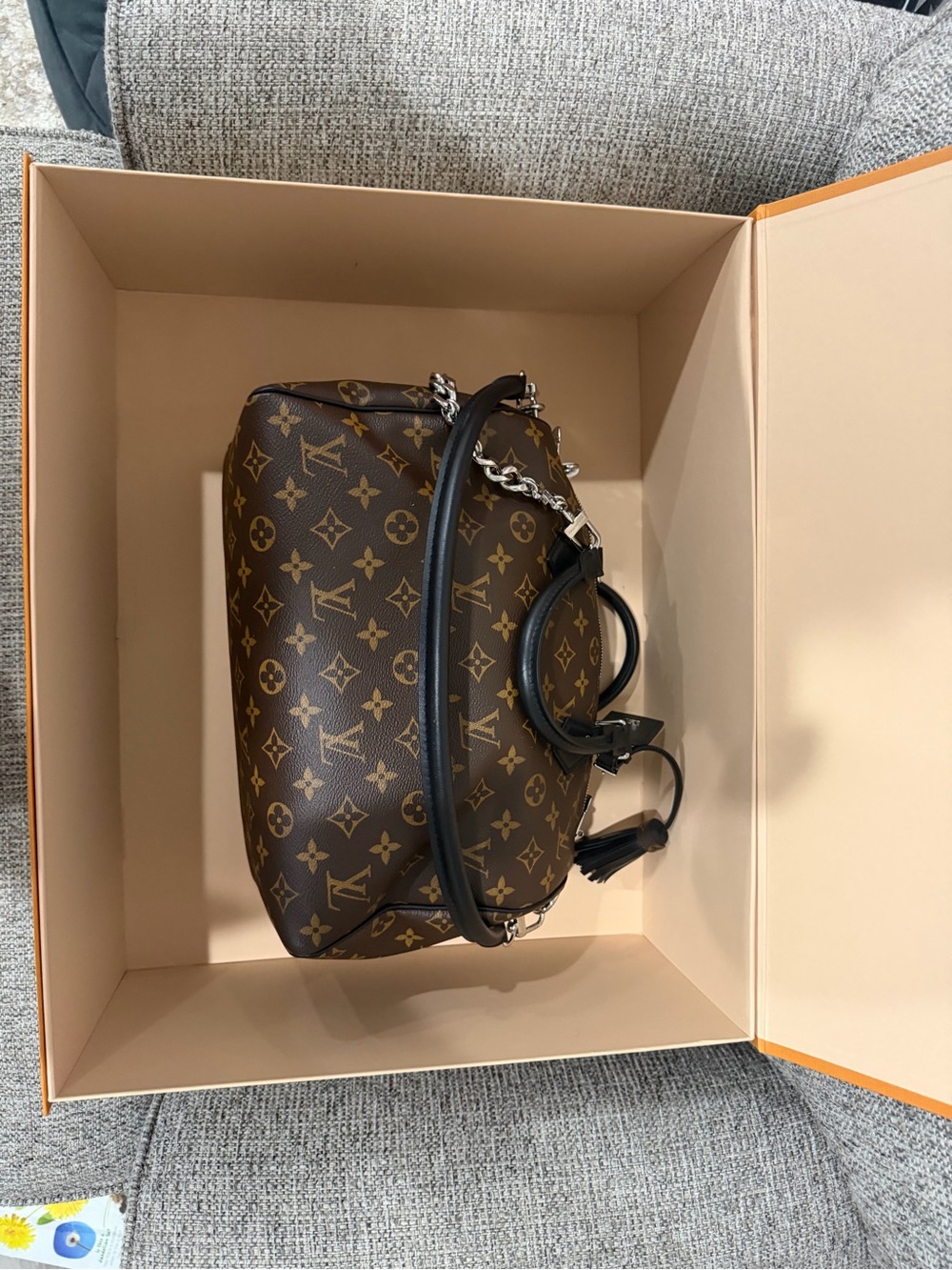 Louis Vuitton Speedy Soft 30 Dark Bag - Picture 12 of 13